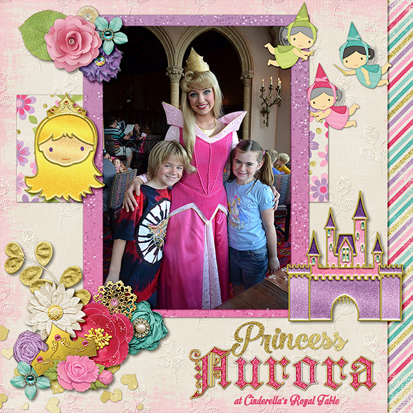 Aurora at Cinderella's Royal Table