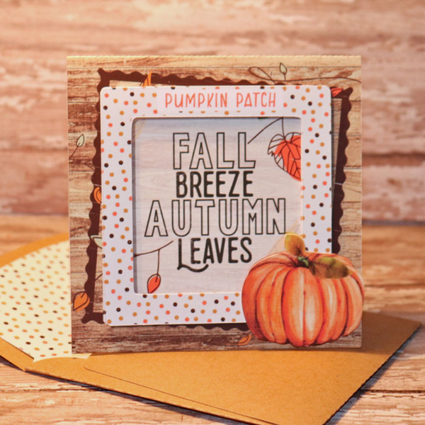 Autumn card