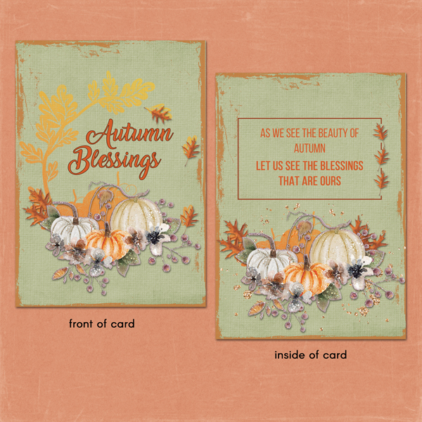 Autumn card