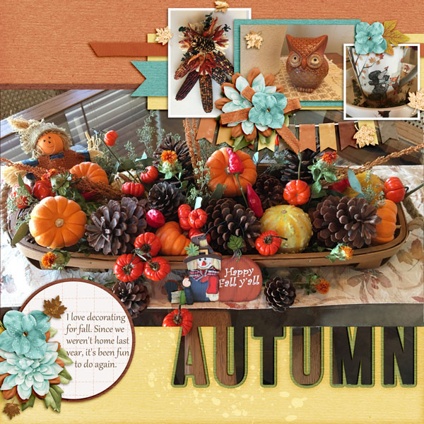 Autumn Decoration - Oct temp1 challenge