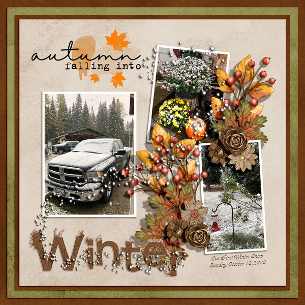 AUTUMN FALLING INTO