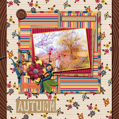 Autumn in red