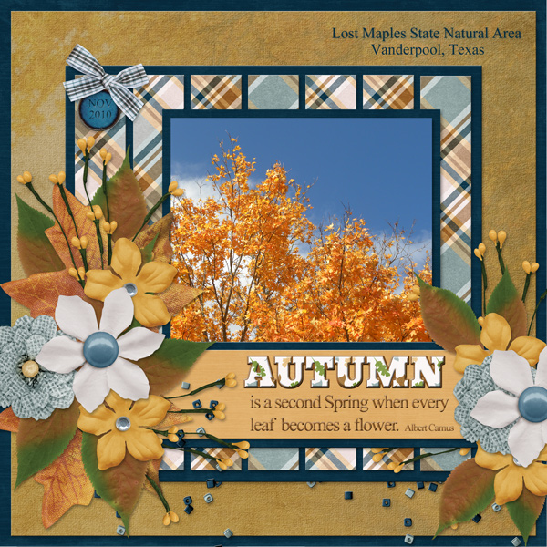 AUTUMN is a second Spring ...