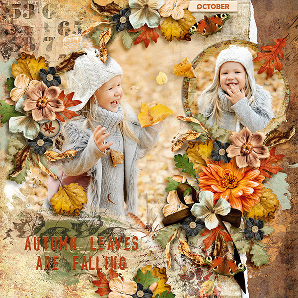 autumn leaves are falling