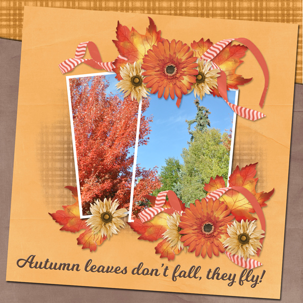 Autumn leaves don't fall, they fly!