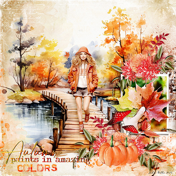 autumn paints in amazing colors