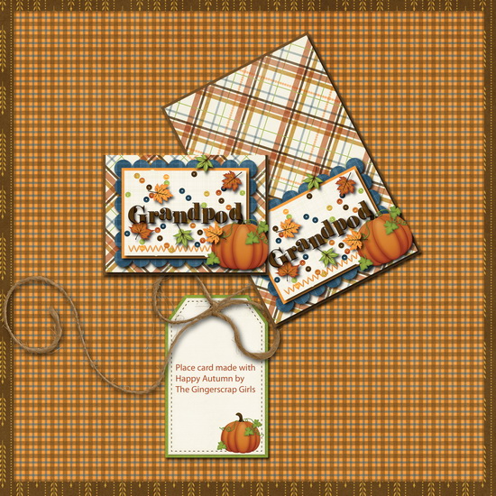 Autumn Placecard