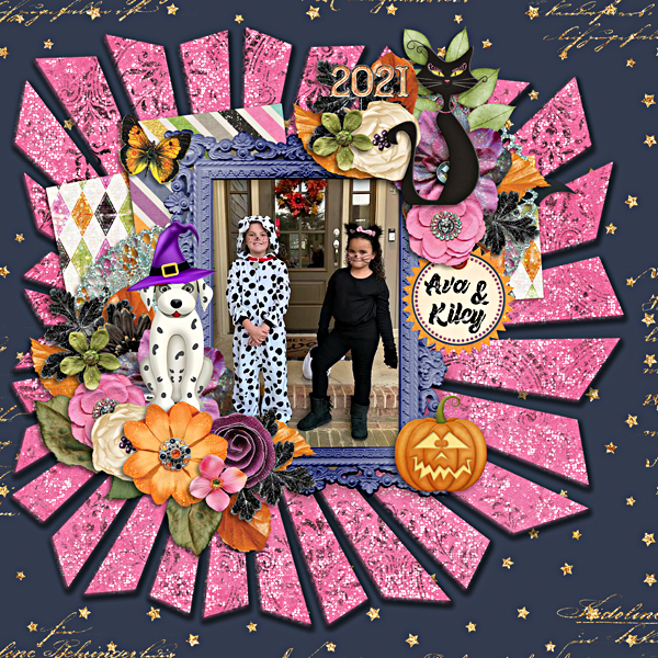 Ava and Kiley Halloween 2021