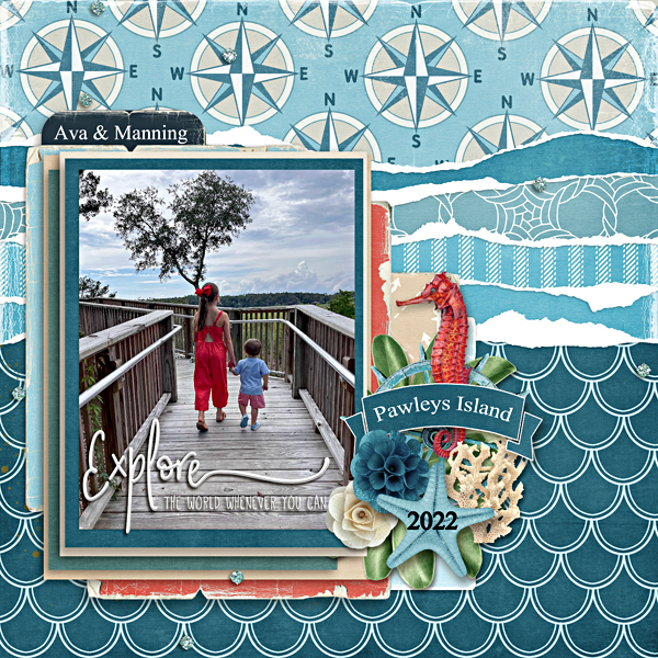 Ava and Manning at Pawleys Island