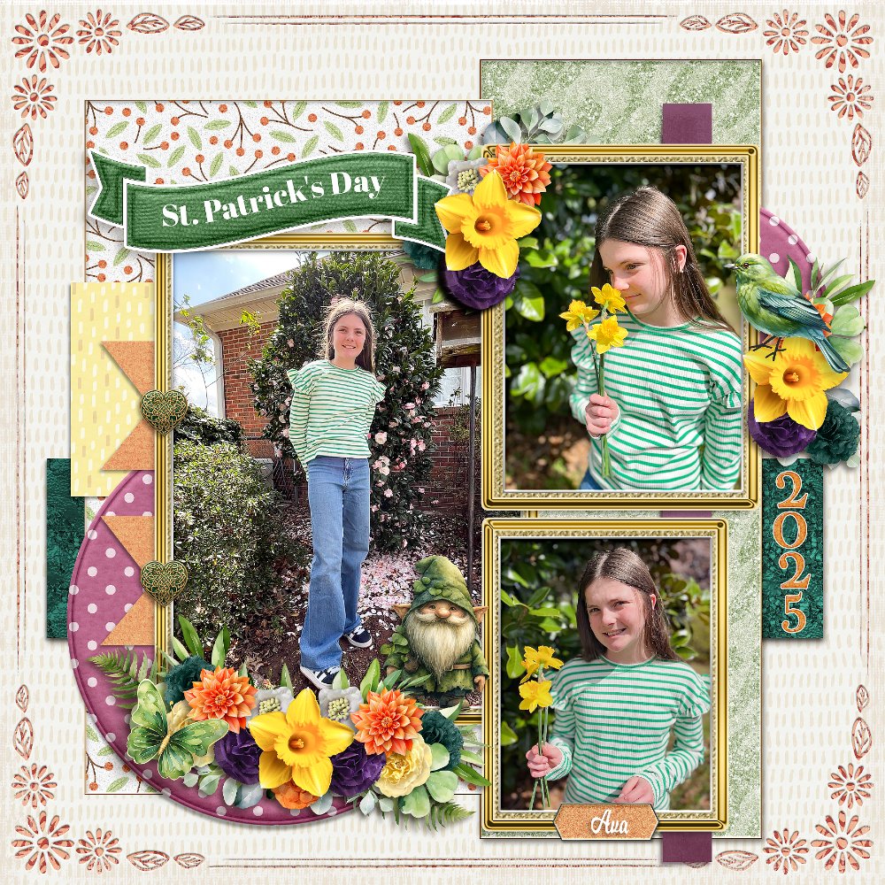 Ava on St. Patrick's Day 2025