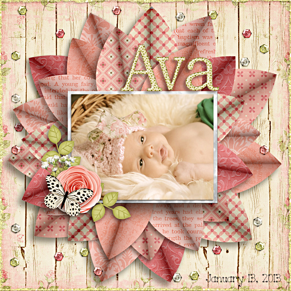 Ava: our little flower petal