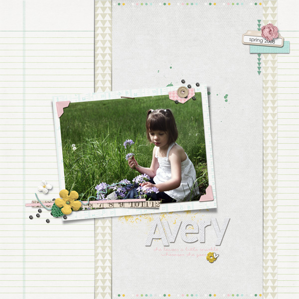 Avery + Her Flowers | Spring 2008