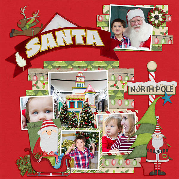 awaiting Santa...at the mall