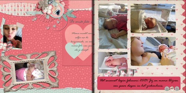 Baby album spread #1
