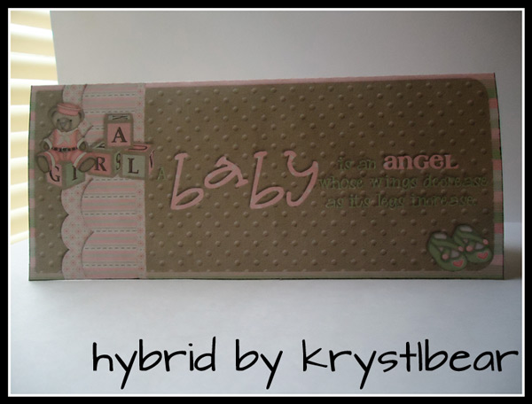 Baby Girl Card