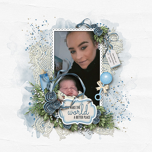 Baby Harley and his Mum