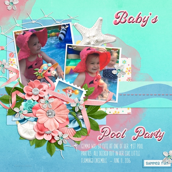 Babys Pool Party