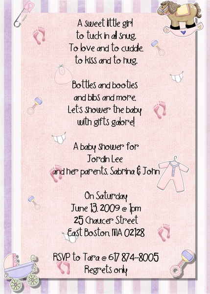 Babyshower invitation