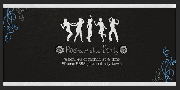 Bachelorette Party Invite