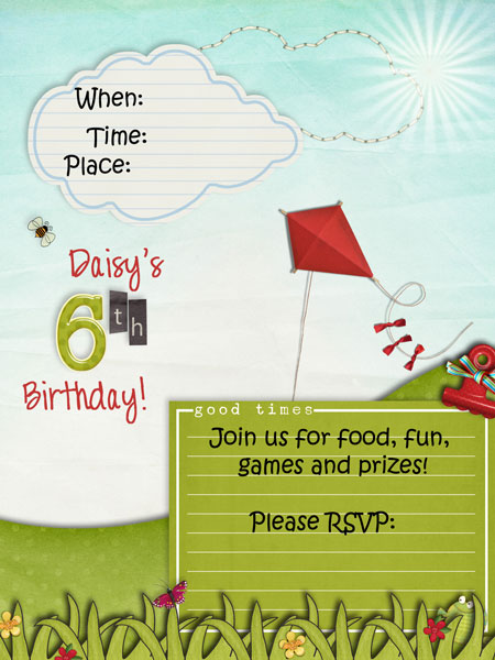 back of daisys invite