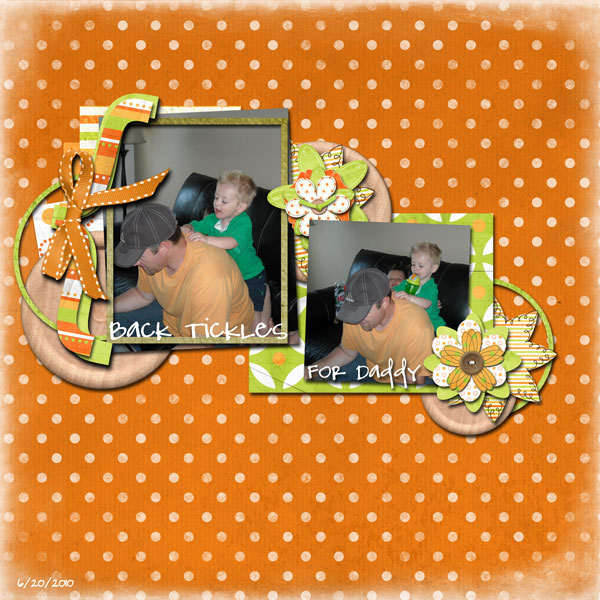Back Tickles for Daddy