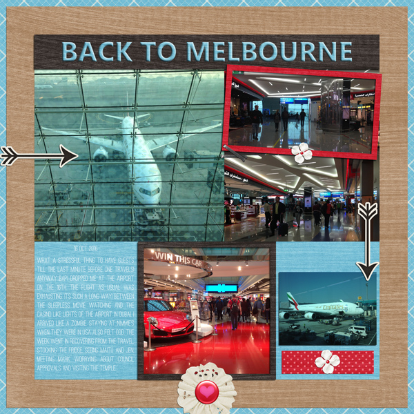 Back to Melbourne