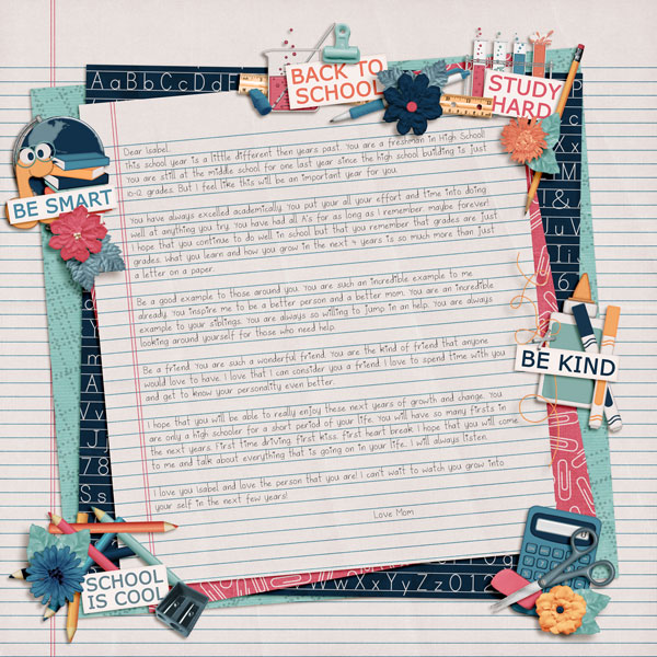 Back to School Letter