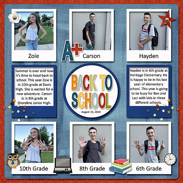 Back to School Z, C, H