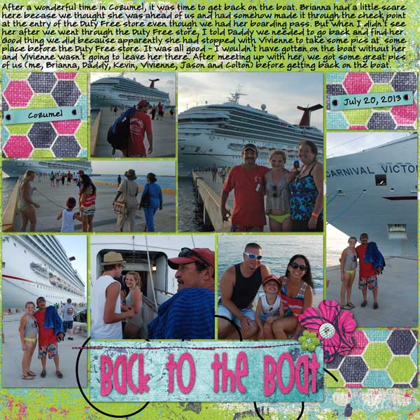back to the boat