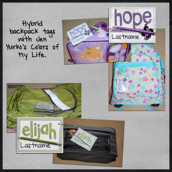 Backpack Tags