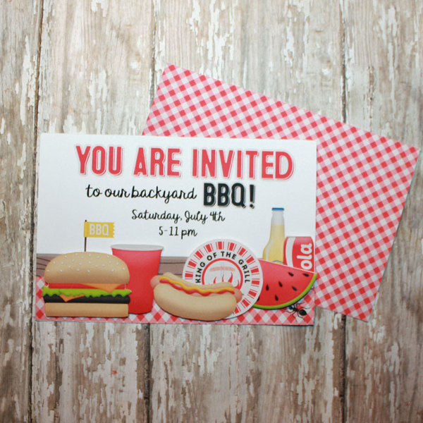 Backyard BBQ Invite
