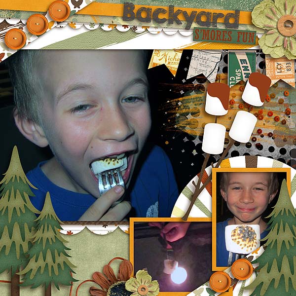 Backyard smores