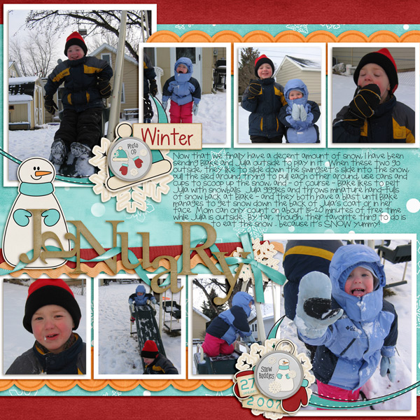 BackYard Snowy Fun