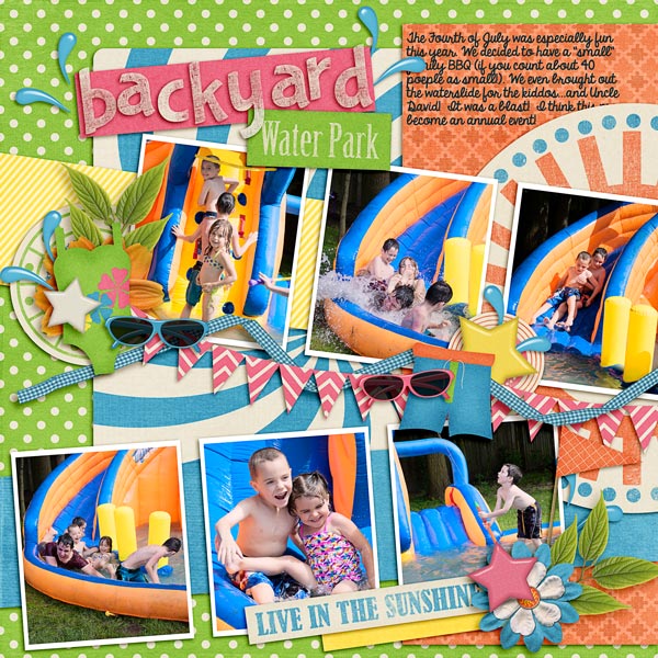 Backyard waterpark