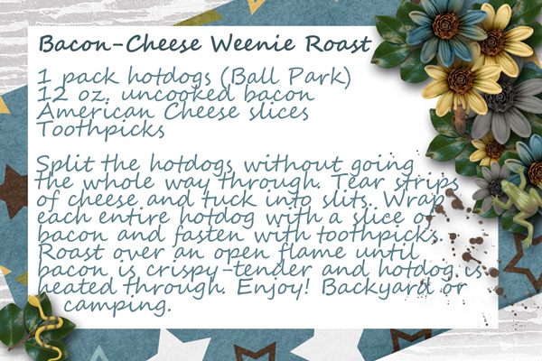Bacon-Cheese Weenie Roast