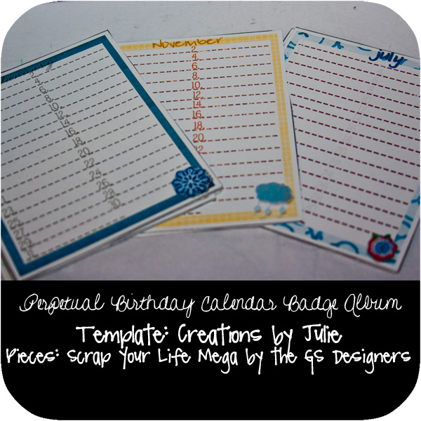 Badge Calendar
