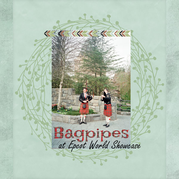 Bagpipes at Epcot