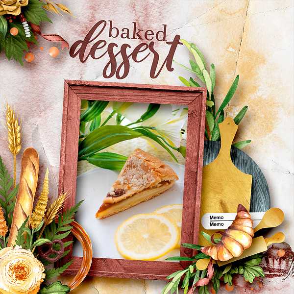 Baked dessert