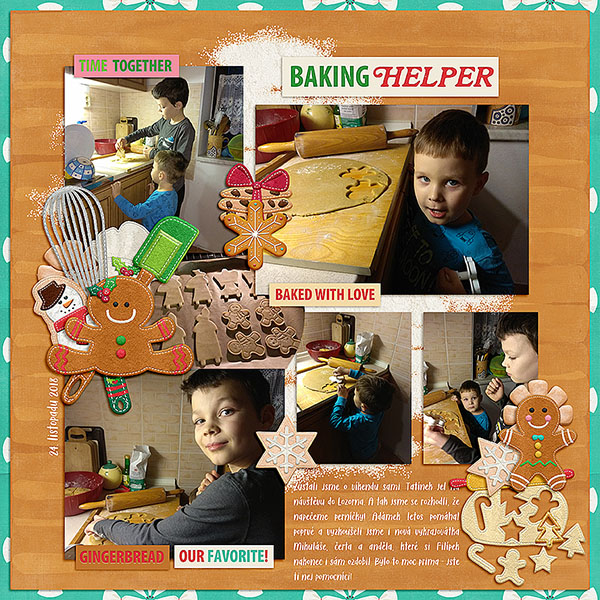 Baking cookies