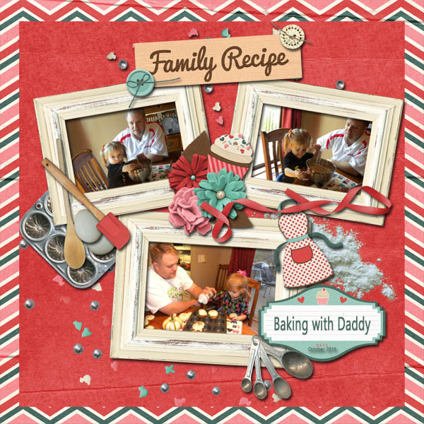 Baking with Daddy