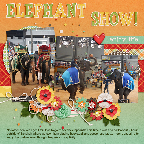 Bangkok Elephant Show