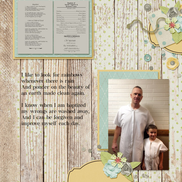 Baptism Day Right Page