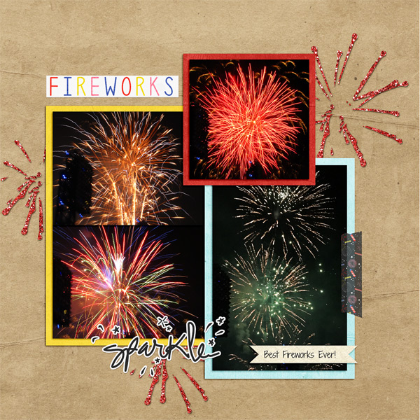 Baseball and Fireworks, right side