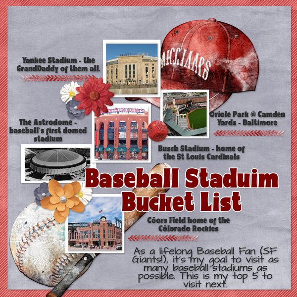 Baseball Staduim Bucket List