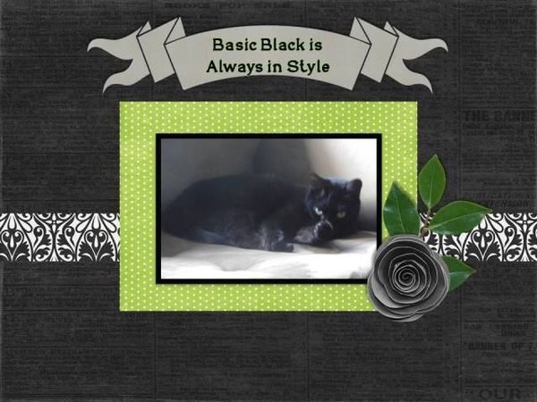 Basic Black - August 2016 Brush Challenge