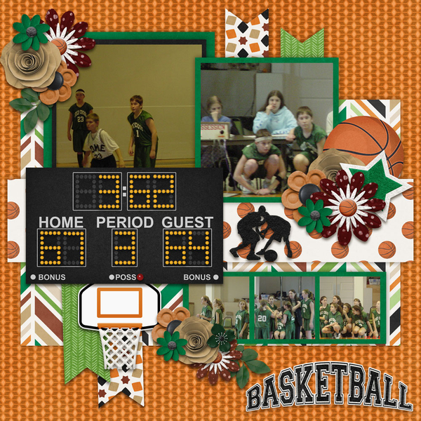 Basketball with Template #4-Connie Prince