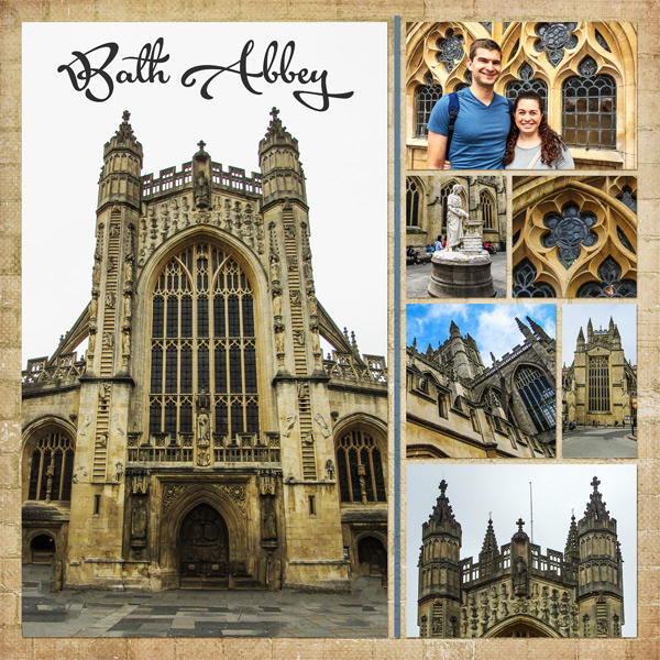 Bath Abbey, left side