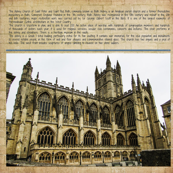 Bath Abbey, right side