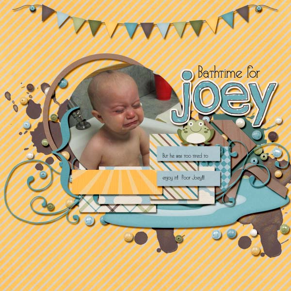 Bathtime for Joey