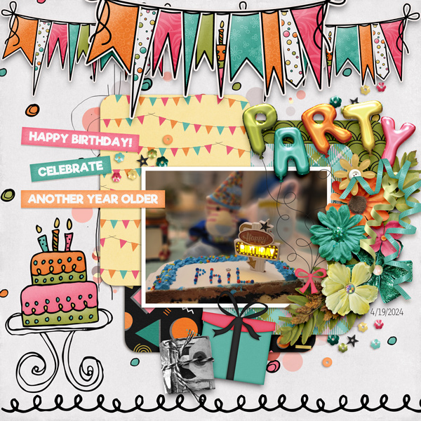 Bday Challenge Layout